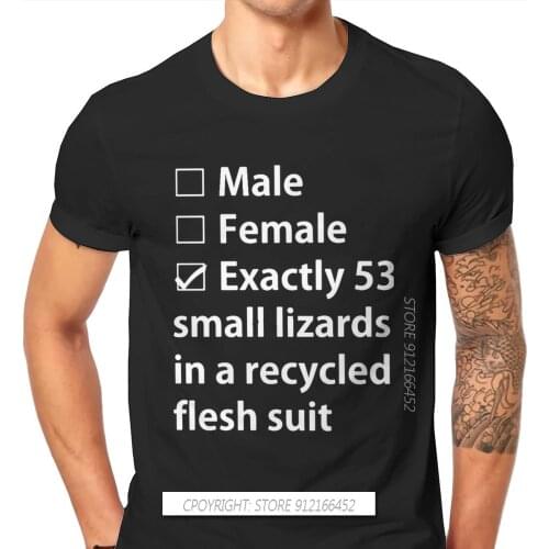 No Gender Lizards TShirt LGBT Pride Month Lesbian Gay Bisexual Transgender New Design Graphic T Shirt Short Sleeve
