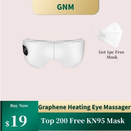 Graphene Eye Massager Eye-Protection Massager Constant Temperature Heating Compress Relieve Eye Fatigue Removes Dark Circles