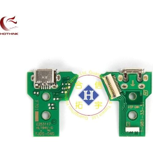 HOTHINK USB Charging Port Socket Board JDS-040 V 4.0 For PS4 pro Controller Dualshock 4 gamepad Repair Parts