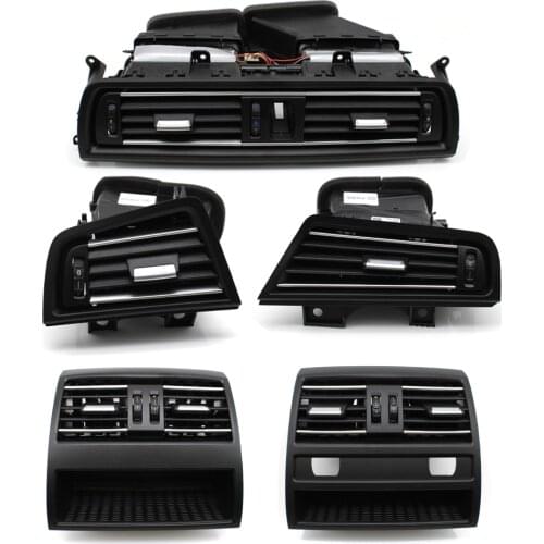 LHD RHD Chromed AC Air Vent Complete Assembly Replacement For BMW 5 Series F10 F11 64229209136 64229166889 64229166890