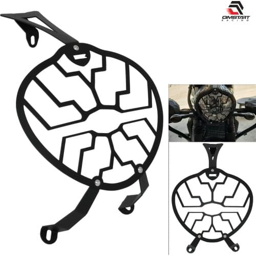 QMSTART Racing Headlight Headlamp Head Light Lamp Grille Guard Cover Protector For KAWASAKI Vulcan S 650 VN650 EN650 2015-2021