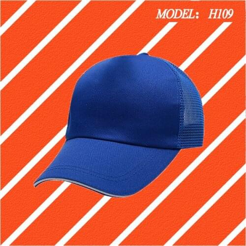 Sandwich Polyester Cotton Yarn Baseball Cap Outdoor Sun Visor Advertising Cap Travel Volunteer Cap Work Hat H109