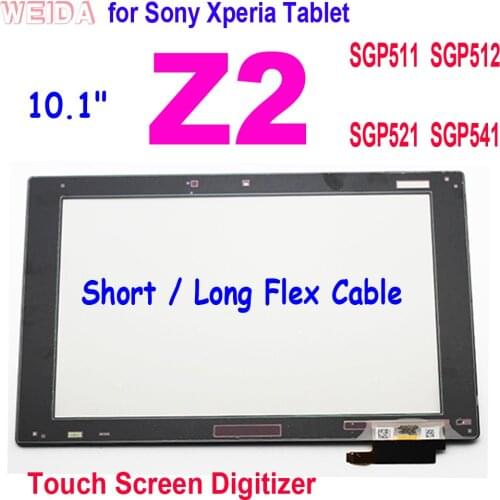 AAA+ 10.1" Touch for Sony Xperia Tablet Z2 Touch Screen SGP511 SGP512 SGP521 SGP541 Long / Short Cable Touch Screen Digitizer