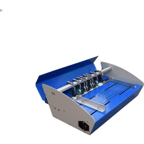 Shanghai Qiyan 460E electric creasing machine color page business card greeting card creasing machine scribing and dotted line a