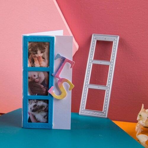 Photo Stack frame Metal Cutting Dies for DIY Scrapbooking Photo Album Decorative Embossing Paper Card Crafts Die Cut 2020
