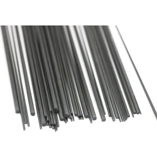 20PCS Diameter1mm to 3mm (length 500mm ) solid Carbon Fiber Rod Reinforcement Rod high strength light weight for DIY RC Airplane