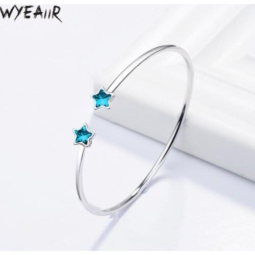 Синие браслеты WYEAIIR China At AliExpress