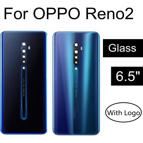 For OPPO Reno2 Reno 2 Battery Back Rear Cover Door Housing Battery Back Cover Replacement