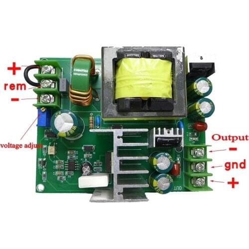 150W amplifier DC10V~24V 12v Adjustable Dual power supply board dual-voltage +/-19 ~ +/- 38v For Audio amplifier