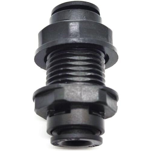 5pcs 6.4mm Bulkhead Union Connector Quick Connect RO Water System Reverse Osmosis Aquarium Fitting