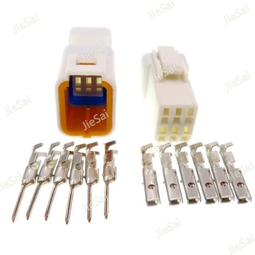 6 Pin 06R-JWPF-VSLE 06T-JWPF-VSLE Electrical Auto Sealed Plug For Wire Connector Socket