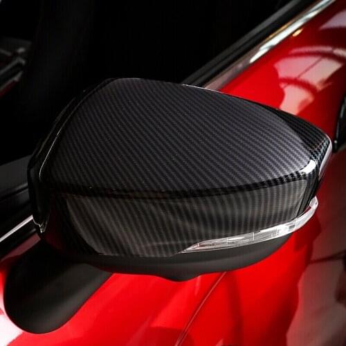 For Mitsubishi Eclipse Cross 2018 2019 Accessories ABS Chromed Plastic Side Door Rearview Mirror Cover Trims Car Sticker Styling