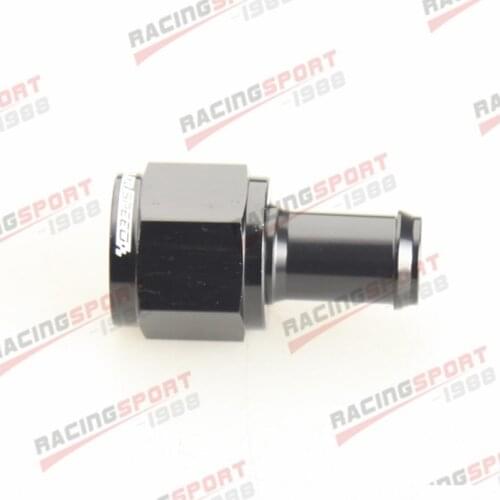 Aluminum Straight 8AN AN8 AN-8 Female To 1/2" (13mm) Hose Barb Adapter Black/BLUE/SILVER