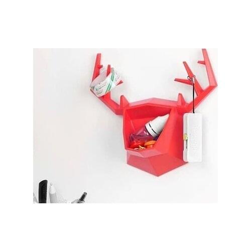 Bambi Wall storage box Deer head Wall Container Deer head wall hanging Storage Box Jewel Case Organizer