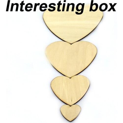 Heart-shaped wooden board DIY assembled heart-shaped pattern handmade puzzle decoration model peach heart board gift diy
