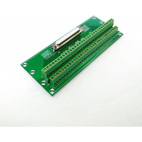 D-SUB DB62 Female Header Breakout Board, Terminal Block, Connector