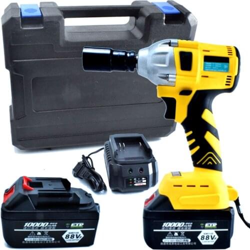88VF Impact Wrench Brushless Cordless Electric Wrench Power Tool 320N.m Torque Rechargeable lithium Battery