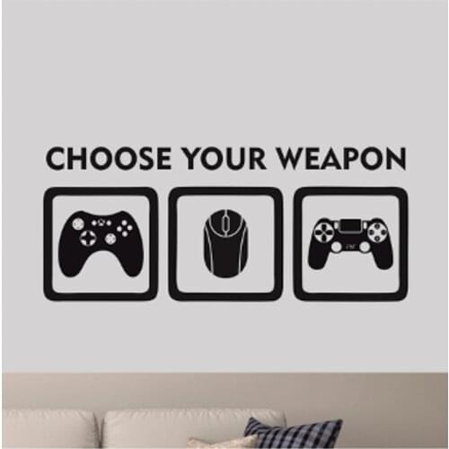 Player Ps, Xbox, pc Decorative Kids Room Wall Adhesive Pvc Foil Home Decor Self-Adhesive Wallpaper Accessories Game