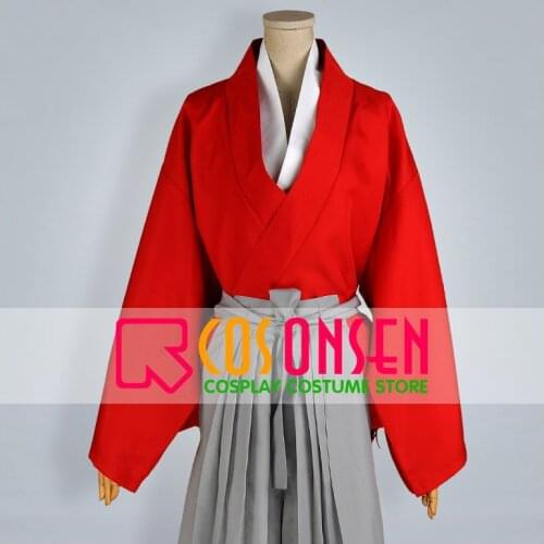 COSPLAYONSEN Rurouni Kenshin Himura Kenshin Cosplay Costume All Size Custom Made