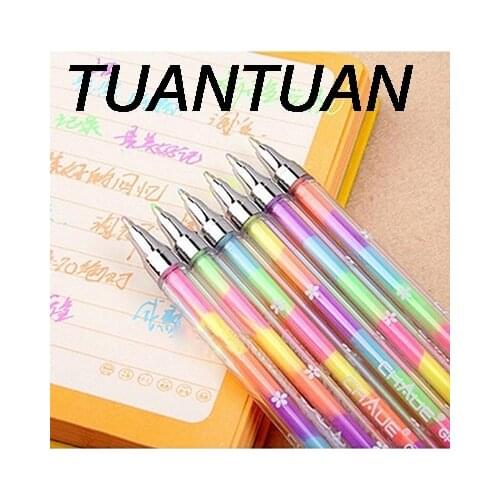Markers Highlighters Color Change pen Black Paper fluorescent paint Office School Supplies Pens Pencils Writing Markers TUANTUAN