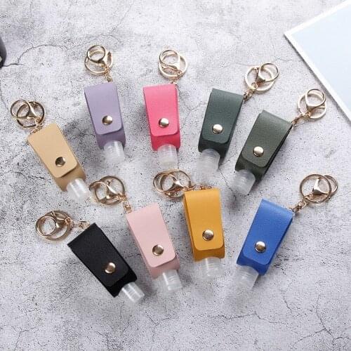 1PC Mini Empty Portable Hand Bottle Keychain Holder Reusable Bottle Hand Washing Gel Storage Bottle with Keychain New