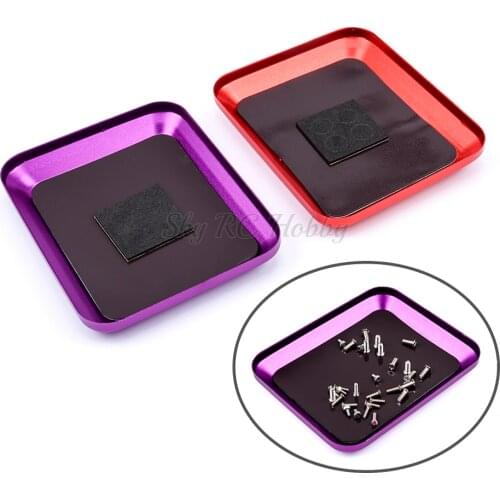 NEW Aluminium Alloy Magnetic Screw Tray Plate For RC Crawler Car Rc Boat Drone Rc Model Repair Tool