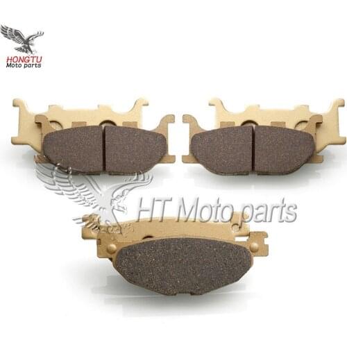 Motorcycle Front Rear Brake Pads For Yamaha XVS 1300 V Star (2007-2014) DeLuxe Tourer Midnight (07-15)