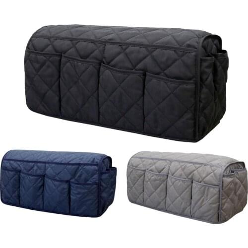 Sofa Armrest Hanging Storage Bag Couch Handrail Organizer Holder Pockets Armchair Hanging Storage Bag For TV Remote Control