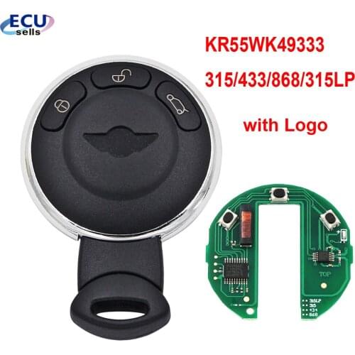 KR55WK49333 3 buttons Remote Key Car Stystem 868mhz 315mhz 433mhz For BMW Mini Cooper Remote Control Smart key
