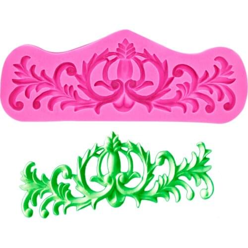 Unicorns Horn shaped 3D fondant cake silicone mold for polymer clay molds chocolate pastry candy making decoration tools F1222