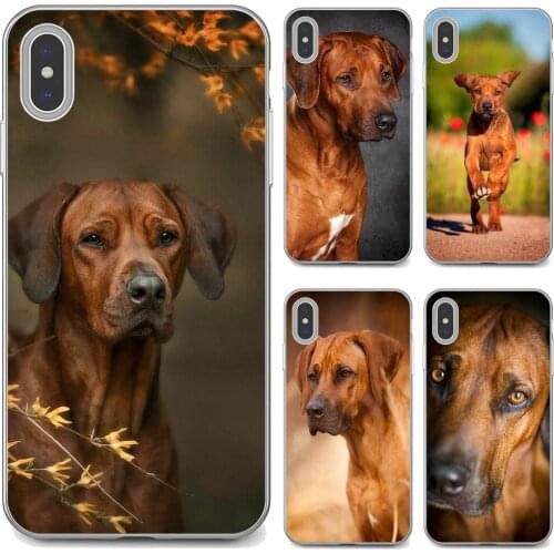 Silicone Skin Cover For Huawei Mate 20 30 40 7 8 9 10 Lite Pro P Smart 2018 2019 Plus G7 G8 Rhodesian-Ridgeback-Dog-Print-Poster