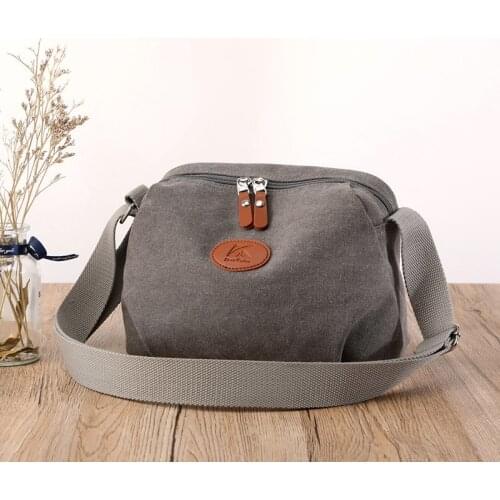 Ladies Purses Waterproof Crossbody Bags for Women 2021 New Small Messenger Bag Casual Canvas Women Shoulder Bags Wallet Clutch