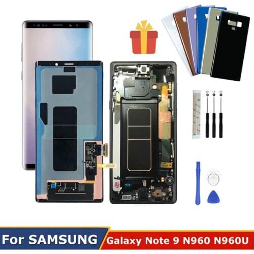 Super AMOLED LCD Assembly For SAMSUNG Galaxy Note 9 LCD Display N960D N960F Touch Screen Digitizer N9600 N960 Replacement Parts