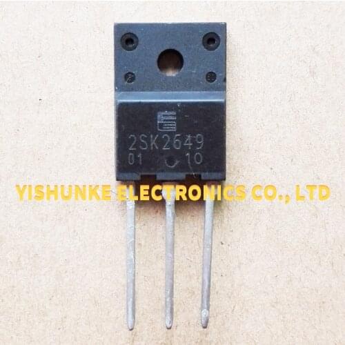 10PCS 2SK2649 K2649 TO-3PF MOSFET TRANSISTOR 9A 800V