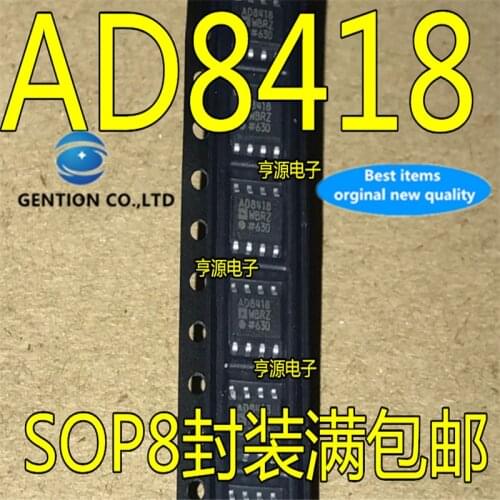 10Pcs AD8418 AD8418WBRZ AD8418AWBRZ SOP8 in stock 100% new and original