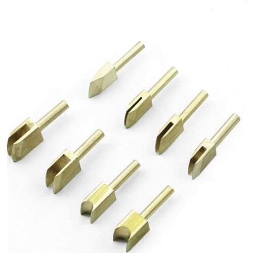 11pcs Leather Tool Leather Thermal Machine Sealing Tools Electric Pressure Sealing Side Head Plug-in Electric Iron Head Set