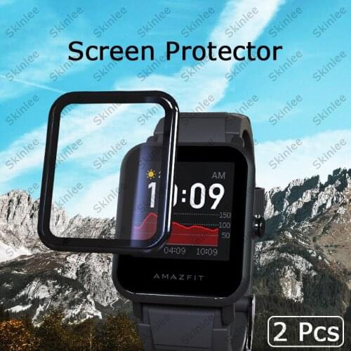 2 pcs Screen Protector Curved Film Cover For Amazfit Bit U Smart Watch Screen Protection Film For Amazfit Bit U Pro Film