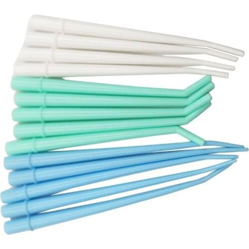 25 PCS/Bag Disposable Dental Surgical Aspirator Suction Saliva Ejector Tip Tube Surgical Suction Tips Suction Tube Long Slim