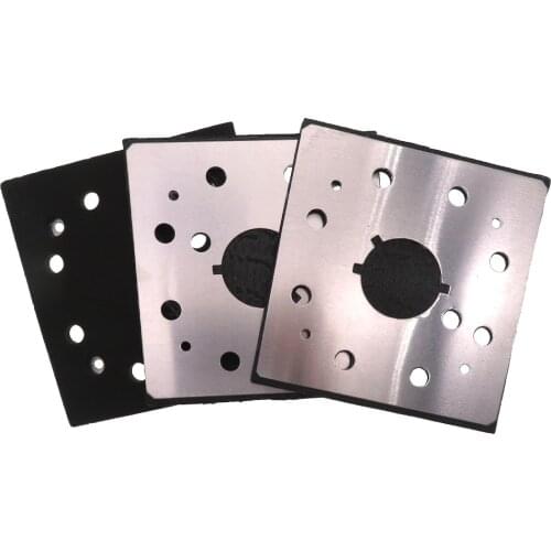 3-Pack 1/4 Sheet Sander 14 Holes Pad Backing Plate for 151280-00, 151284-00SV Finish Replacement Sanding Pad Finishing Sander