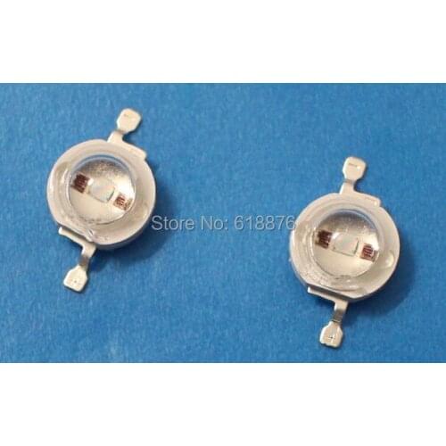 5pcs 3W High Power Mixed Color Plant Grow LED Emitter 2 Red 660nm +1 Blue 455nm Chip 3W led chip