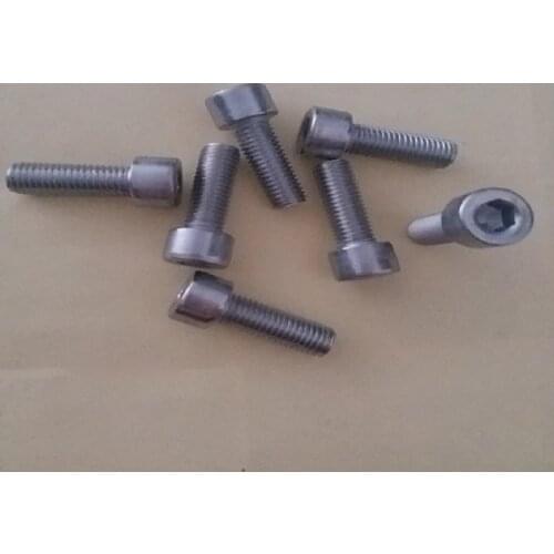 5pcs Free delivery 304 stainless steel cup head / cylindrical head hexagon socket screw M7*1.0*10 14 12 16 18 20