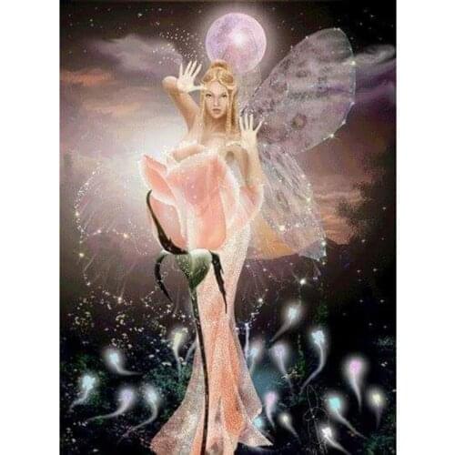 5D diy Diamond Painting fairy,rose,art,Full,Diamond Embroidery,3d,Cross Stitch,Diamond Mosaic,mazayka,Needlework,home decoration