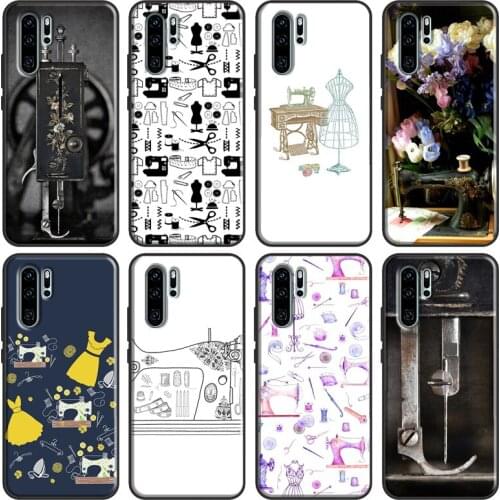 Sewing Machine Case For Huawei P Smart 2019 Z Nova 5T P40 P20 P30 Pro Mate 20 Lite Honor 10i 8X 9X Cover