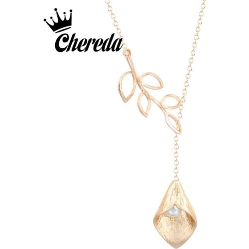 Женские ожерелья из жемчуга Chereda China At AliExpress