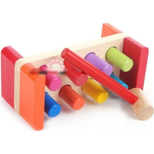 Childrens Toys Building Blocks Toys Early Education Puzzle Wooden N050 Free Shipping Classic New Hot Piling Pound Taiwan Wood