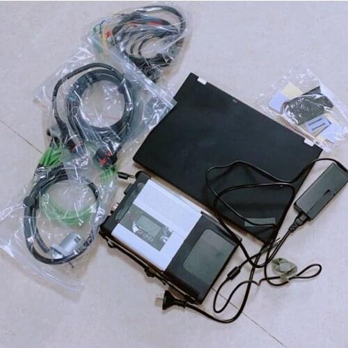 T410 used Laptop i5 4G newest software 2021 ssd MB Star C5 SD Connect C5 diagnostic tool mb star c5 HHT/vediamo/X/DAS/DTS full