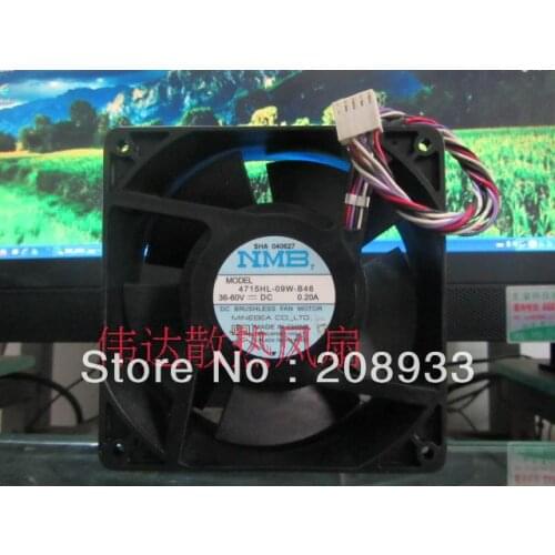 For NMB 12038 4715HL-09W-B46 DC 36-60V 0.20A