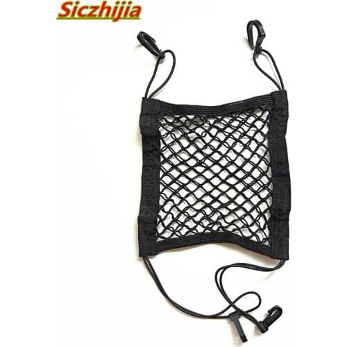 Car seat back storage elastic mesh bag for Mitsubishi ASX/Outlander/Lancer Evolution/Pajero/Eclipse/Grandis