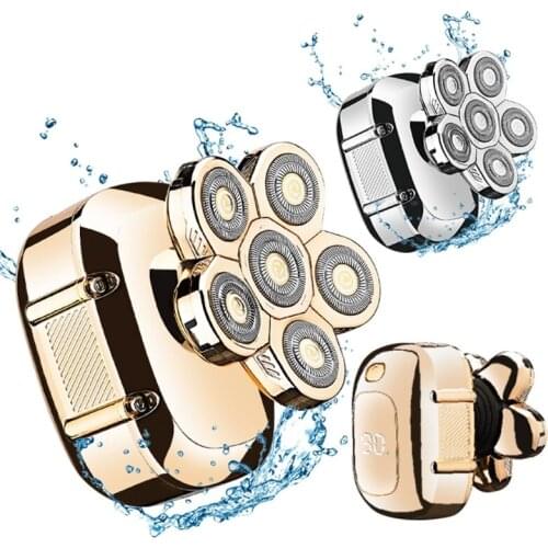 Electric Razor for Men Head Shaver Wet and Dry Shavers Cordless USB Rechargeable Head Shaver W/ LED Display for Men Home