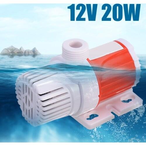 Energy Efficient Submersible Water Pump 12V 20W Solar Power Portable Water Pump Fountain Pump Garden Pond Pool